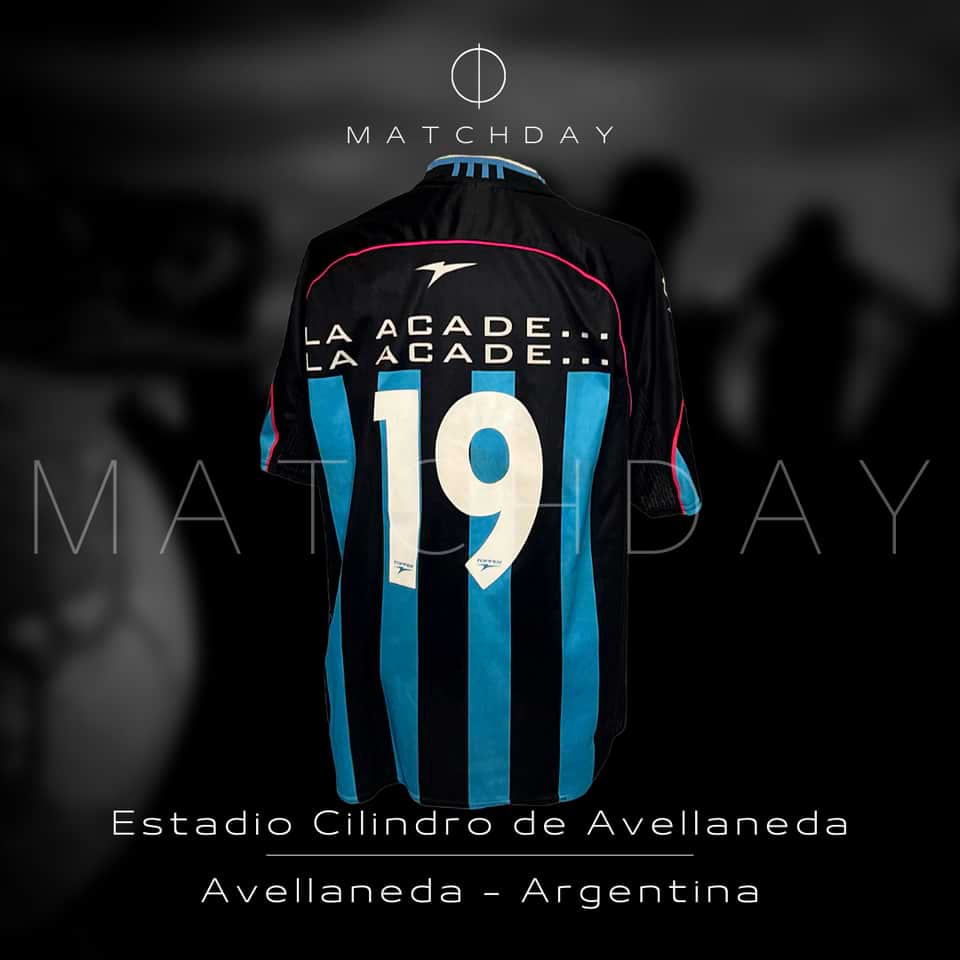 José “Pepe” Chatruc match worn jersey – Racing Club – Torneo Apertura 2001 - Image 5