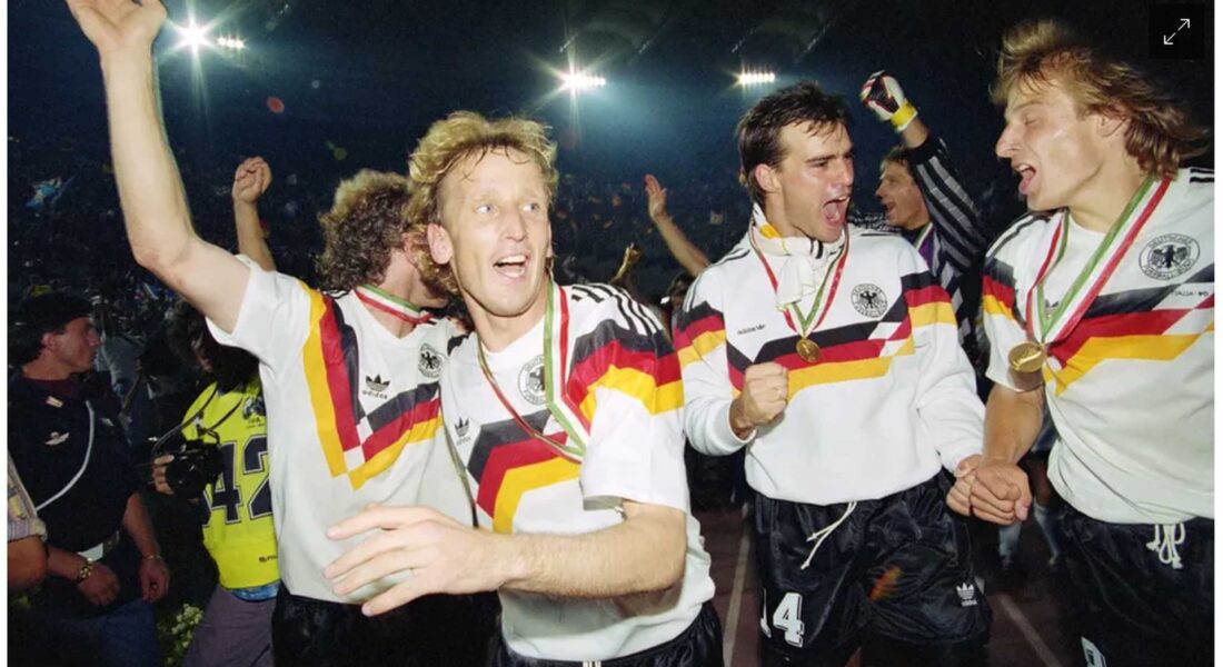 Andreas Brehme’s shirt from the 1990 World Cup final is auctioned