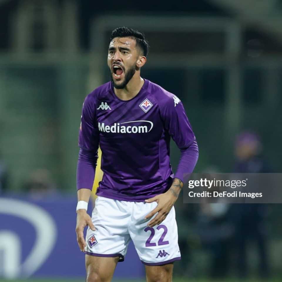 Nico Gonzalez – Fiorentina – Match worn unwashed signed – Serie A 2022 - Image 16