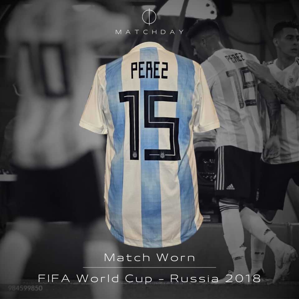 Enzo Perez – Argentina – Match worn – FIFA World Cup Russia 2018 - Image 3