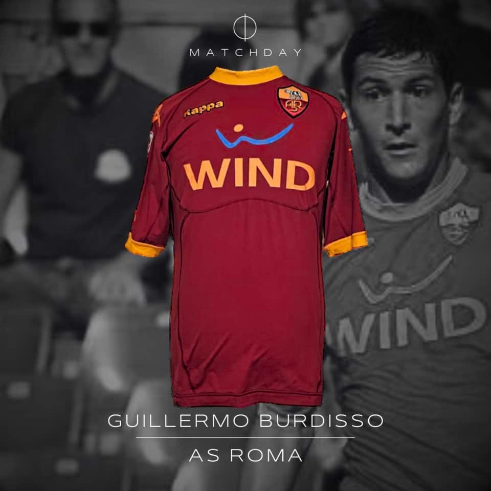 Guillermo Burdisso – AS Roma – Match worn – Serie A 2010