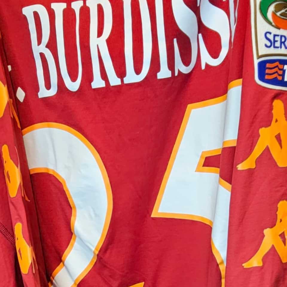 Guillermo Burdisso – AS Roma – Match worn – Serie A 2010 - Imagen 6