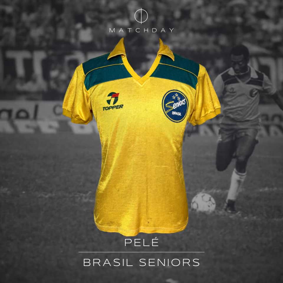 Pelé – Brasil – Match worn – Pele Cup – Brasil vs Italia
