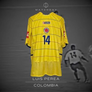 Luis Perea - Colombia - Match worn - 2006 WC Quilifiers