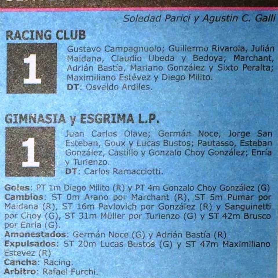 Adrian Bastia – Racing Club – Match shirt – Apertura 2002 - Image 16