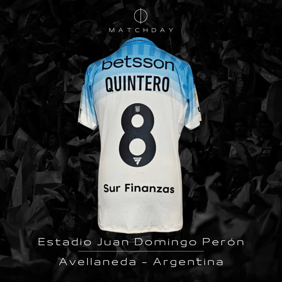 Juan Fernando Quintero – Racing Club – Match worn – LPF 2024 - Image 5