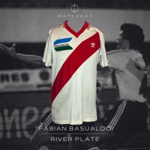 Fabian Basualdo - River Plate - Match worn - Clausura 1992