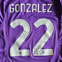 Nico Gonzalez – Fiorentina – Match worn unwashed signed – Serie A 2022 - Imagen 14