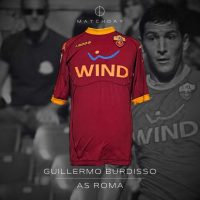 Guillermo Burdisso – AS Roma – Match worn – Serie A 2010 - Imagen 2