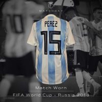 Enzo Perez – Argentina – Match worn – FIFA World Cup Russia 2018 - Imagen 3