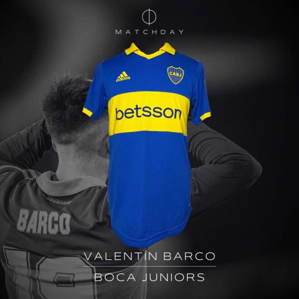 Valentin Barco – Boca Juniors – Match worn – Copa Libertadores 2023