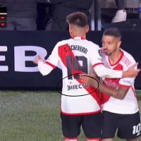 Claudio Echeverri – River Plate – Match worn – Copa Libertadores 2024 - Imagen 20