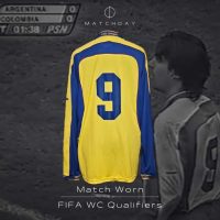 Juan Pablo Angel – Colombia – Match worn – 2002 WC Qualifiers - Imagen 3