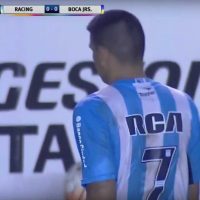 Gustavo Bou – Racing Club – Match worn jersey – Libertadores 2016 - Imagen 18