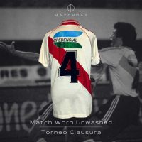 Fabian Basualdo – River Plate – Match worn – Clausura 1992 - Imagen 3