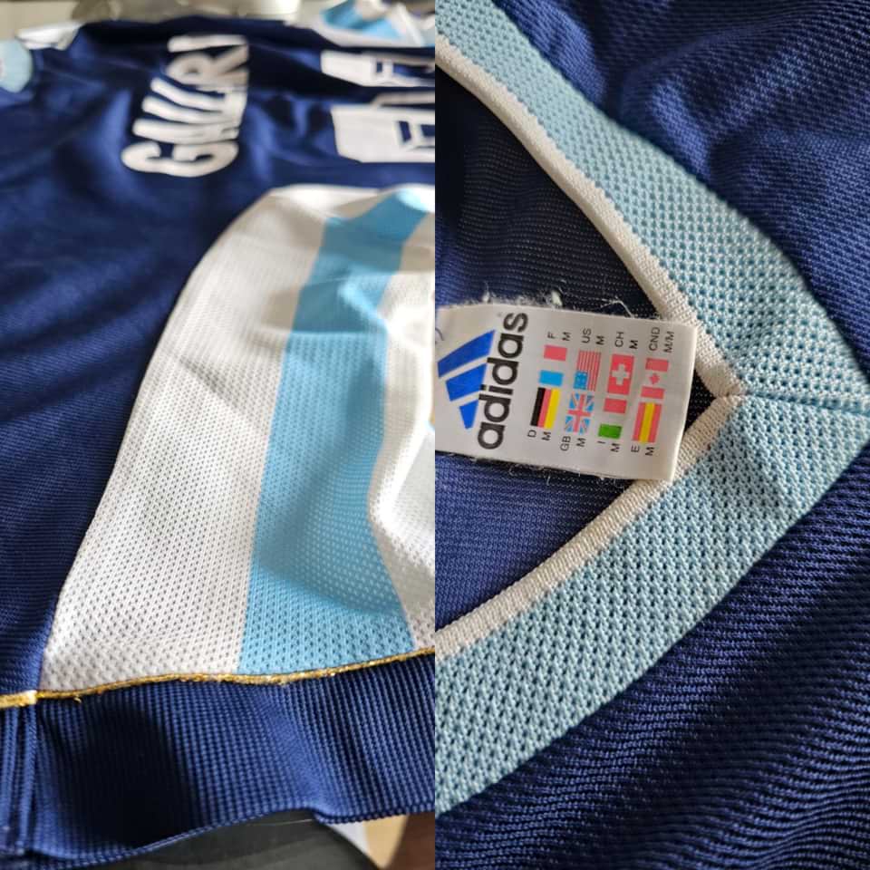 Marcelo Gallardo – Argentina National Team – Match worn – World Cup France 1998 - Image 8