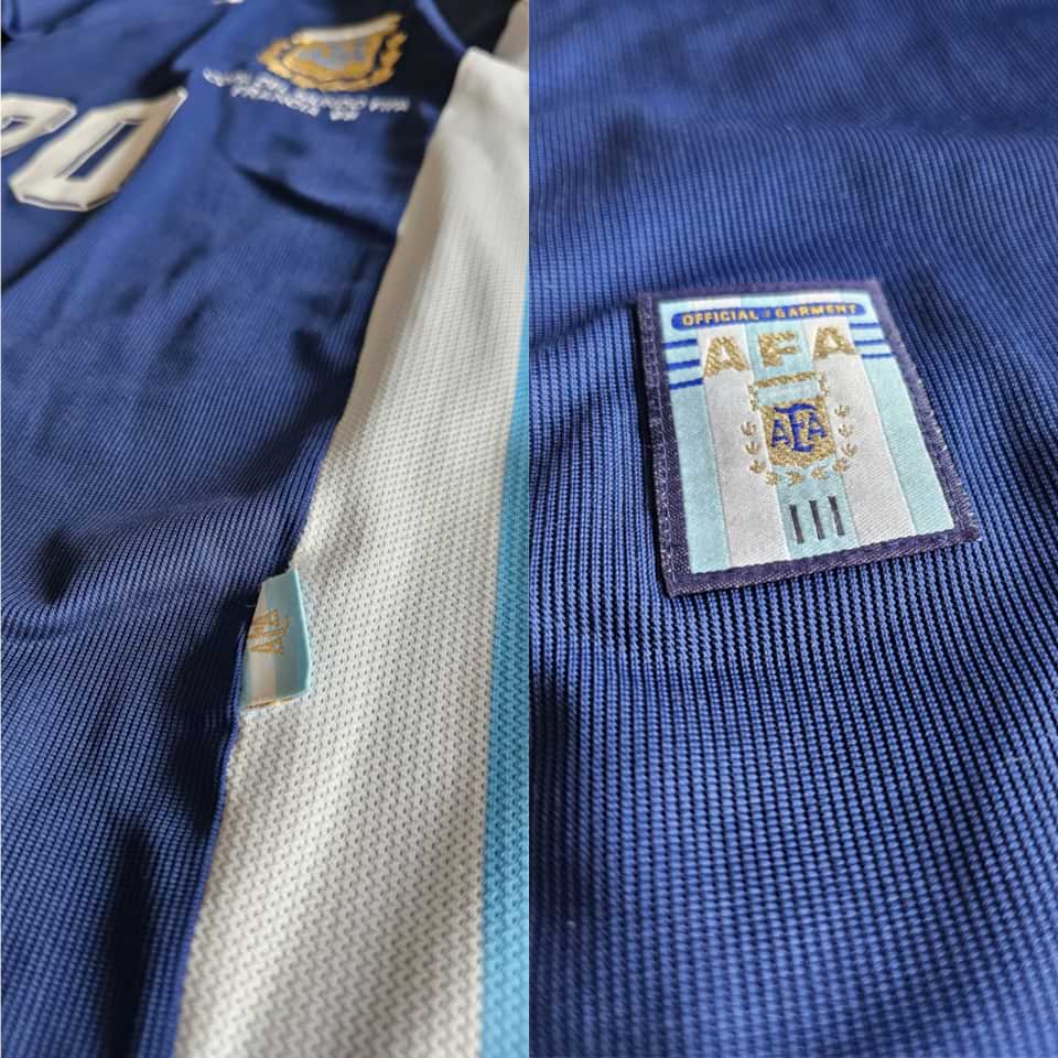 Marcelo Gallardo – Argentina National Team – Match worn – World Cup France 1998 - Image 9