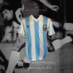 Fabián Garfagnoli - Argentina National Team - Match Worn in bench - 1992