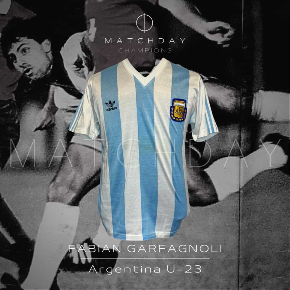 Fabián Garfagnoli – Argentina National Team – Match Worn in bench – 1992