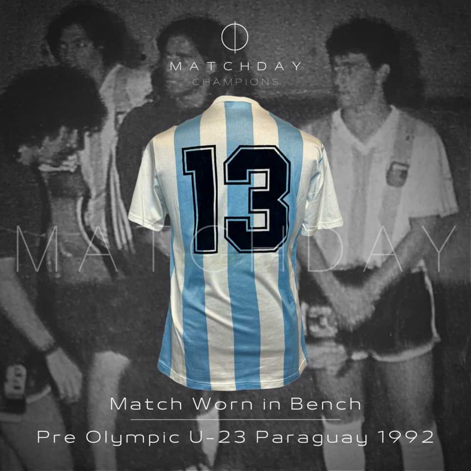 Fabián Garfagnoli – Argentina National Team – Match Worn in bench – 1992 - Image 3