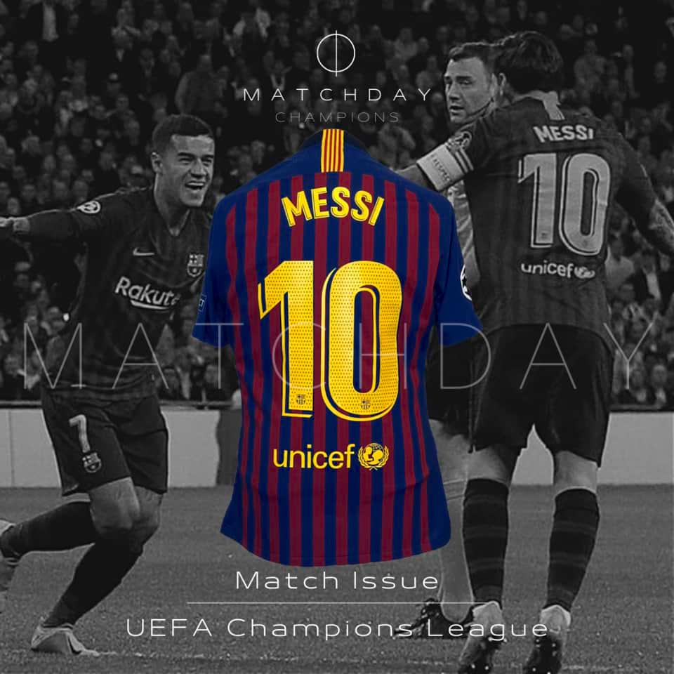 Lionel Messi – Barcelona FC – Champions League – Match Issue + Captain Ribbon - Image 3