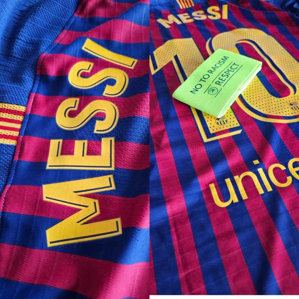 Lionel Messi – Barcelona FC – Champions League – Match Issue + Captain Ribbon - Image 9