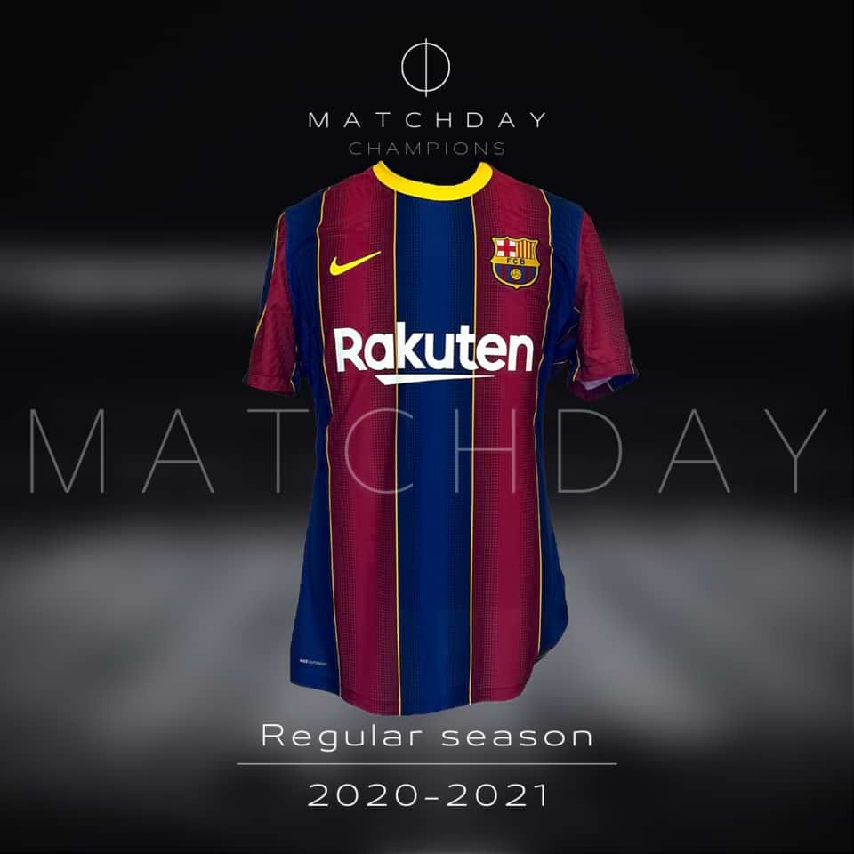 Lionel Messi – Barcelona FC – LaLiga 2020 – Match Issue Jersey + Barcelona Socks - Image 4