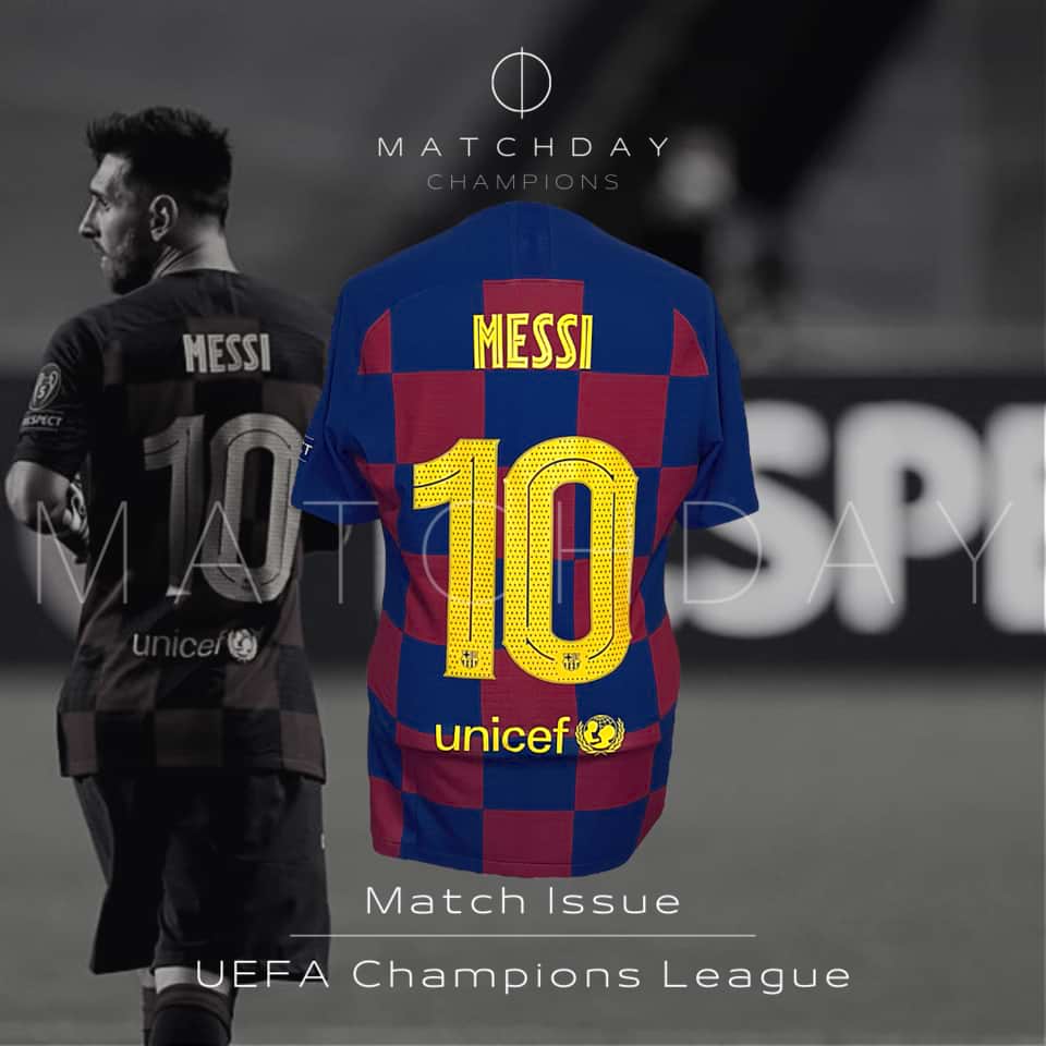 Lionel Messi – Barcelona FC – Champions League 2020 – Match Issue - Image 3