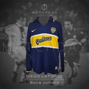 Diego Latorre - Boca Juniors Matchworn Jersey