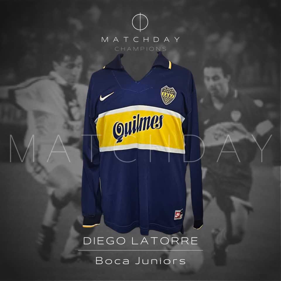Diego Latorre – Boca Juniors Matchworn Jersey