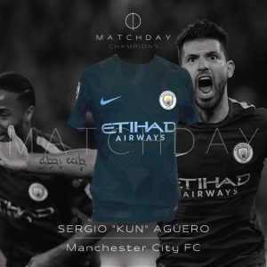 Sergio Aguero - Manchester City - Autographed shirt - Match Worn