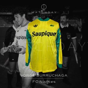 Jorge Burruchaga - FC Nantes - Match Worn - 1991
