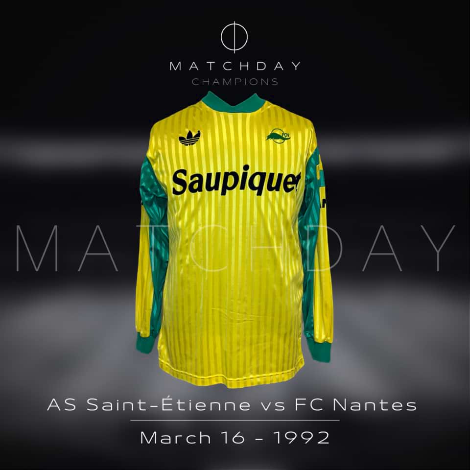 Jorge Burruchaga – FC Nantes – Match Worn – 1991 - Image 4