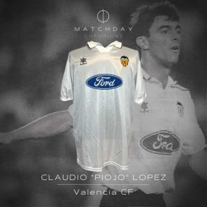 Claudio "Piojo" Lopez - Valencia CF - Match worn - UEFA Cup