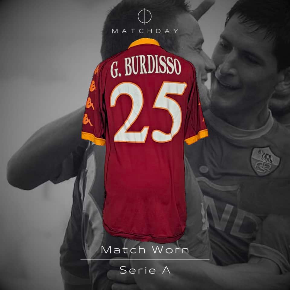 Guillermo Burdisso – AS Roma – Match worn – Serie A 2010 - Imagen 3