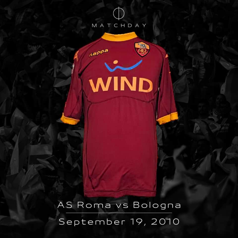 Guillermo Burdisso – AS Roma – Match worn – Serie A 2010 - Imagen 4