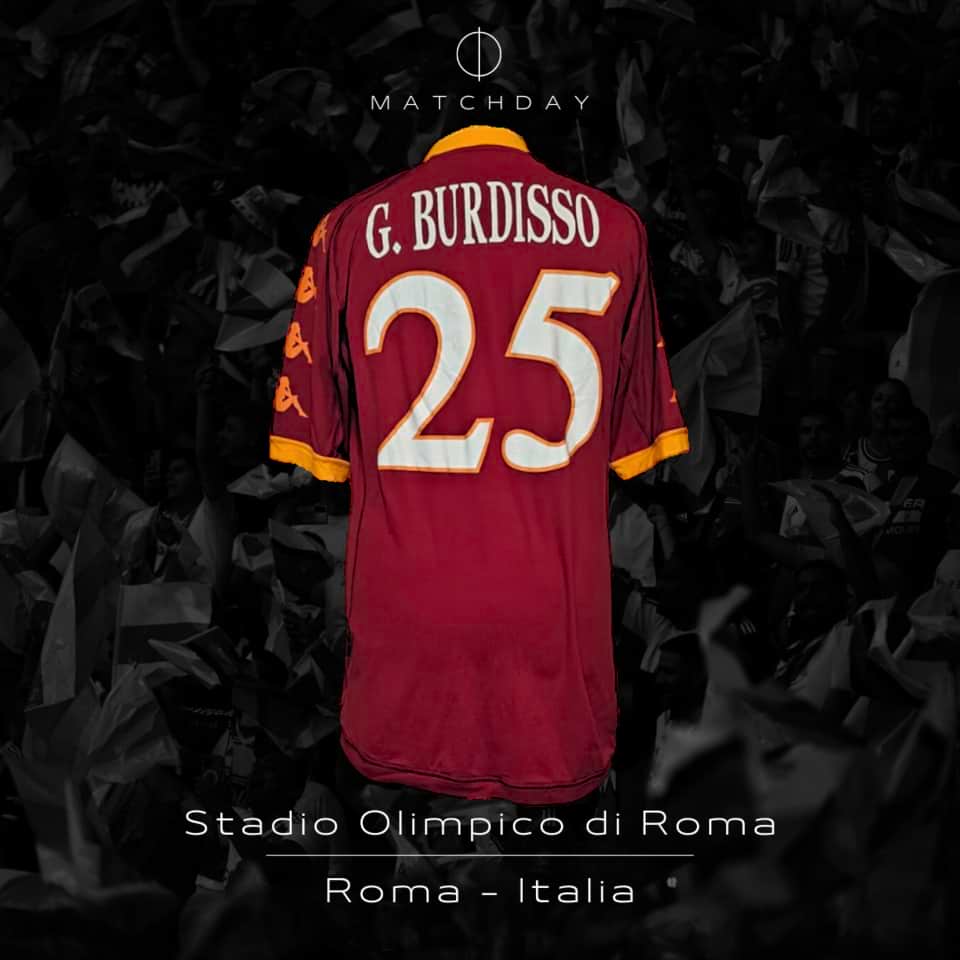 Guillermo Burdisso – AS Roma – Match worn – Serie A 2010 - Imagen 5
