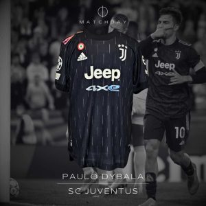 Paulo Dybala - Juventus - Match issue + Captain ribbon - Champions League 2021
