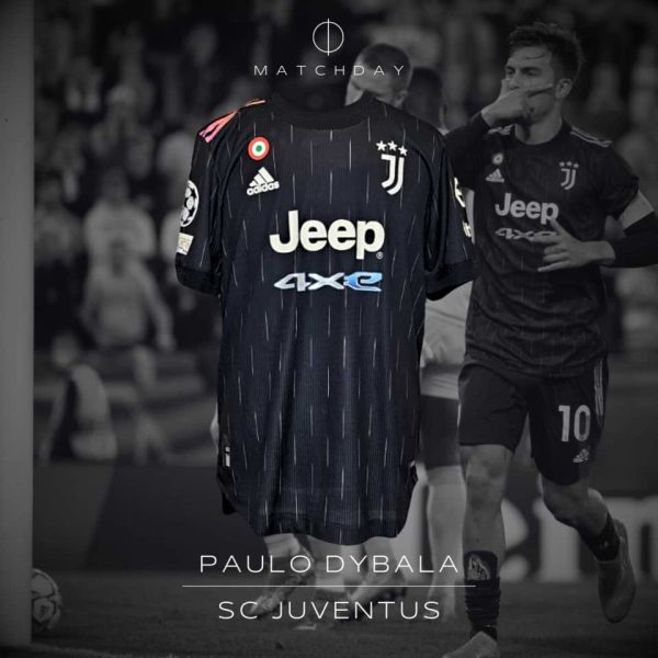 Paulo Dybala – Juventus – Match issue + Captain ribbon – Champions League 2021