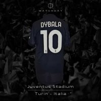 Paulo Dybala – Juventus – Match issue + Captain ribbon – Champions League 2021 - Imagen 5
