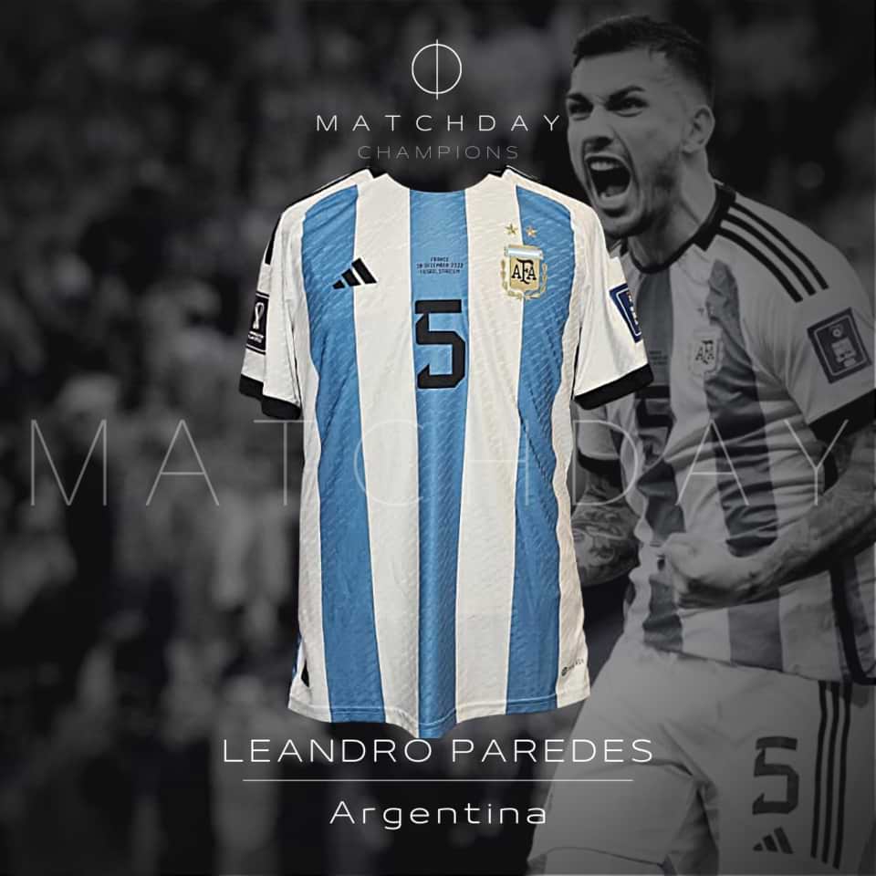Leandro Paredes – Argentina National Team – FIFA World Cup Qatar 2022 – FINAL GAME