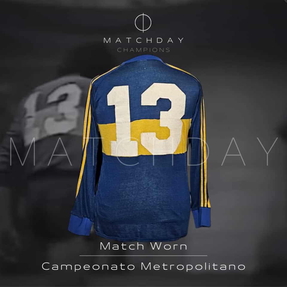 Eduardo Bargas – Boca Juniors Matchworn Jersey – 1982 - Image 3