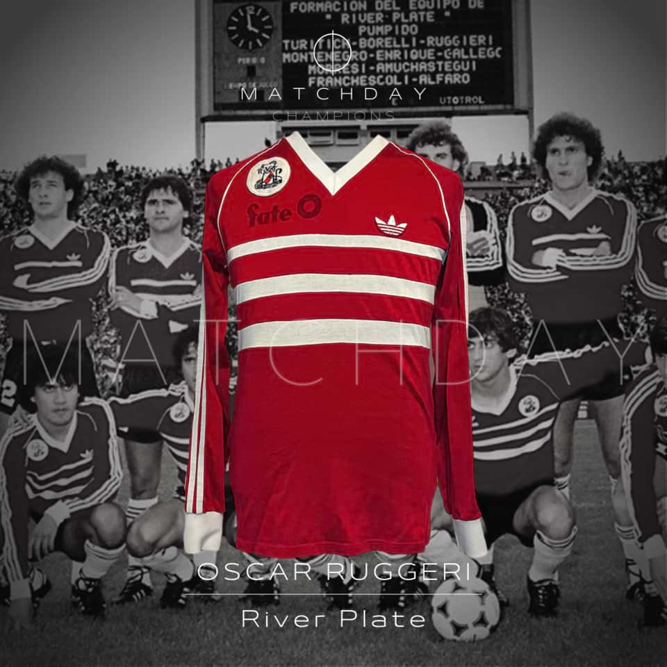 Oscar Ruggeri – River Plate – Match Issue