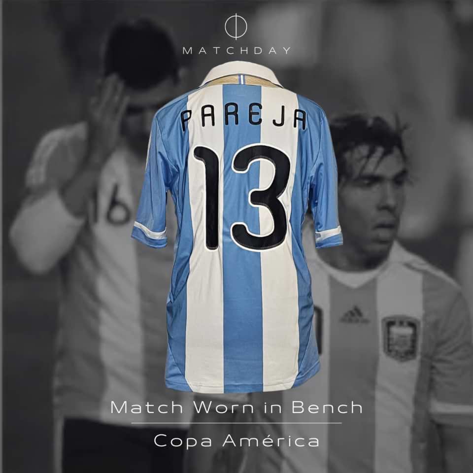 Nicolas Pareja Match worn in bench Copa America 2011 – Argentina National Team - Image 3