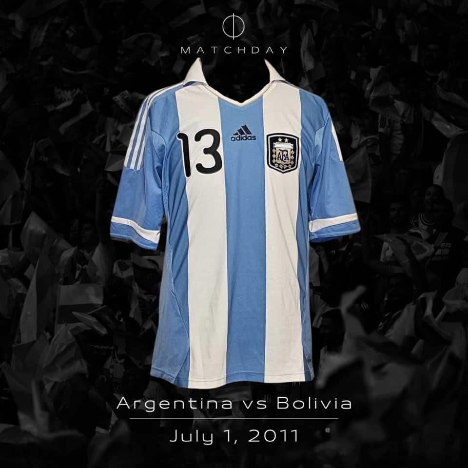 Nicolas Pareja Match worn in bench Copa America 2011 – Argentina National Team - Image 4