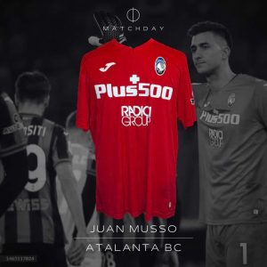 Juan Musso - Match worn - Atalanta - Serie A TIM 2022