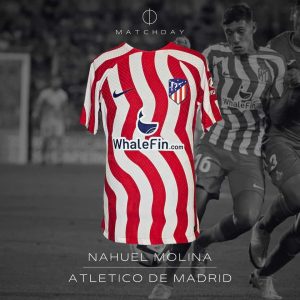 Nahuel Molina - Match Worn - Atletico Madrid - LaLiga 2022