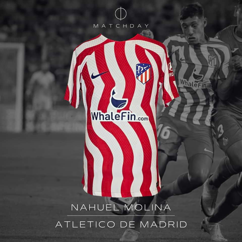 Nahuel Molina – Match Worn – Atletico Madrid – LaLiga 2022