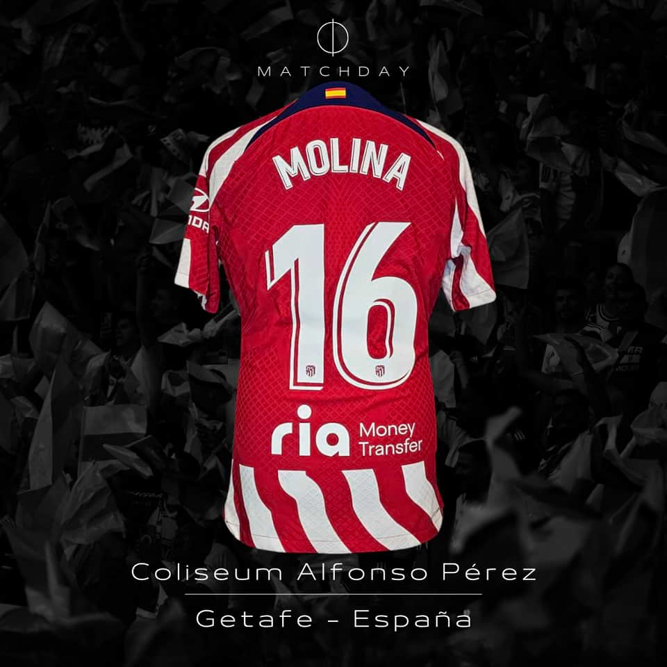 Nahuel Molina – Match Worn – Atletico Madrid – LaLiga 2022 - Image 5
