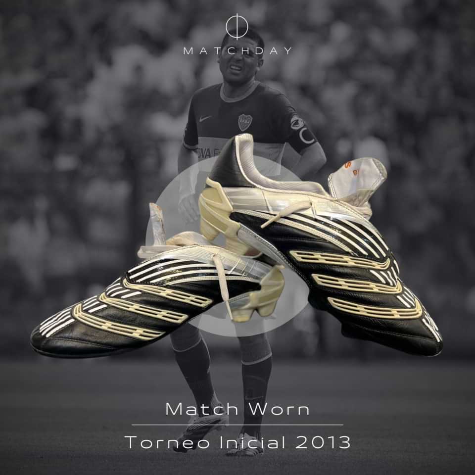 Juan Roman Riquelme – Match worn boots – Boca Juniors – Torneo Inicial 2013 - Image 3